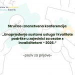 Stručno-znanstvena konferencija o unapređenju podrške osobama s invaliditetom okuplja stručnjake u Vodicama 2026.