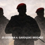 Obilježavanje 35. obljetnice 4. gardijske brigade