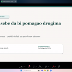 Online edukacija „Sačuvaj sebe da bi pomogao drugima”